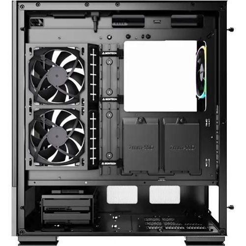Компьютерный корпус Montech SKY TWO черный без БП ATX 3x140мм 2xUSB3.0 1xUSB3.1 audio bott PSU