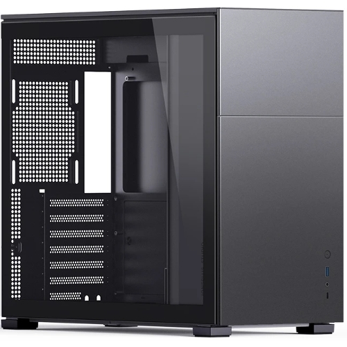 Компьютерный корпус без блока питания JONSBO D41 STD Black ATX без БП, боковая панель из закаленного стекла, mini-ITX, micro-ATX, ATX, черный
