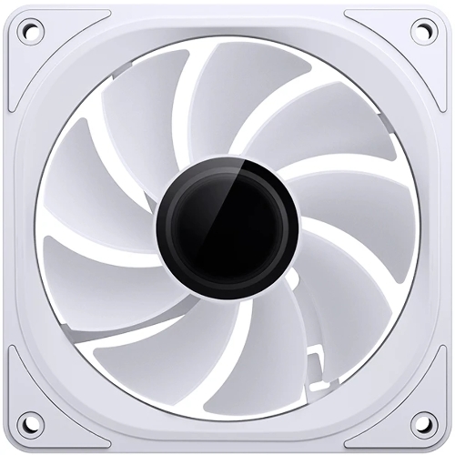 Вентилятор для корпуса JONSBO FR-606WR Reverse (120x120x25мм, 4-pin PWM, ARGb, 35.99CFM, 26.5dBA, 1500RPM, белый)