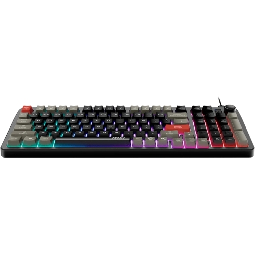 Клавиатура MSI GK110 черный/серый USB for gamer LED (S11-04RU258-HH9)
