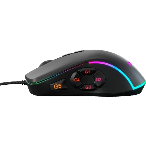 Мышь проводная GMNG XM003 черный, 32000 dpi, USB, кнопки - 10
