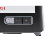 Мясорубка электрическая Bosch MFW67440 черный, 2000 Вт, 3.5 кг/мин, реверс, защита от перегрузки, насадки - 4