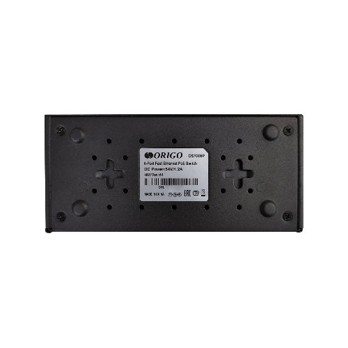 Коммутатор неуправляемый PoE ORIGO OS1206P/60W/A1A 4x100Base-TX PoE+, 2x100Base-TX, PoE-бюджет 60 Вт, корпус металл