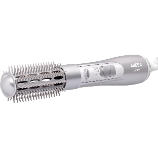 Фен-щетка ARESA AR-3207 серебристый/белый, 800 Вт