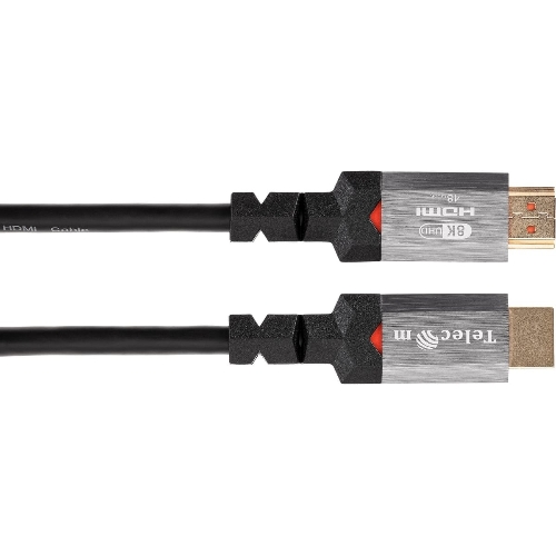 Кабель Telecom HDMI 19M/M,ver. 2.1, 8K@60 Hz 2m метал разъемы