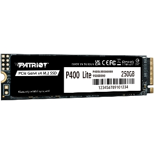 Накопитель SSD M.2 2280 PCIE 250Gb P400 Lite PATRIOT P400LP250GM28H