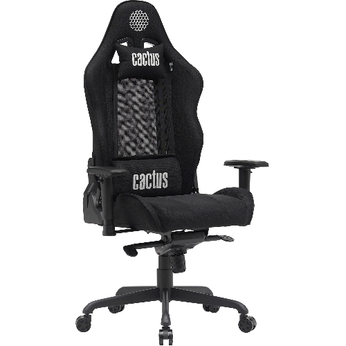 Кресло Cactus CS-CHR-MC04-BBK черный, экокожа