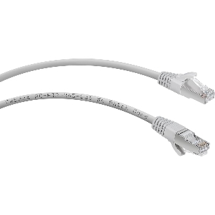 Шнур коммутационный Cabeus, Cat.5e, экр., F/UTP, RJ45/RJ45, LSZH, AWG24 10м, серый