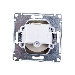 Механизм розетки 1-м СП AtlasDesign без заземл. 16А алюм. SchE ATN000341