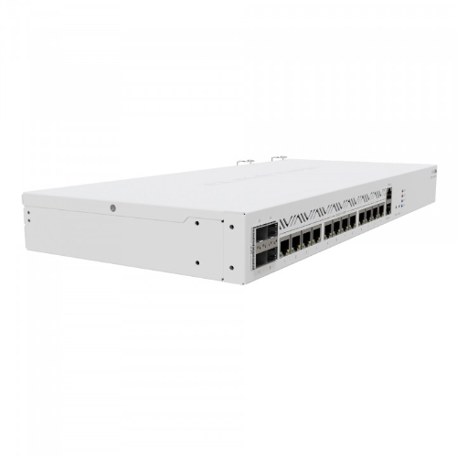 Маршрутизатор Mikrotik CCR2116-12G-4S+ Cloud Core Router 2116-12G-4S+ with Amazon Annapurna Labs Alpine v3 AL73400 CPU (16-cores, 2GHz per core), 16Gb RAM, 4xSFP+ cage, 13xGbit LAN, M.2 PCIe slot, RouterOS L6, 1U rackmount case, Dual PSU
