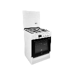 Плита комбинированная MIU 6040 ЕRPDCHK белый, конфорок 4 шт газовых, духовка 65 л, 60 см x 85 см x 60 см