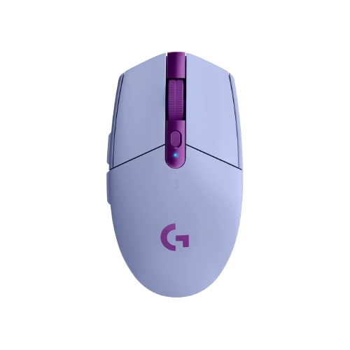 Мышь беспроводная Logitech G304 Lightspeed фиолетовый, 12000 dpi, радиоканал, USB, кнопки - 6