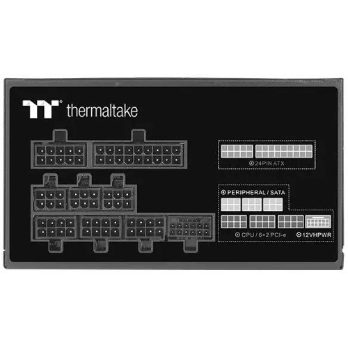 Блок питания Thermaltake Toughpower GF A3 (PS-TPD-0650FNFAGE-H), 650Вт, 80 PLUS Gold, 120мм, модульный, черный