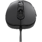 Мышь проводная Oklick 211M черный, 2400 dpi, USB, кнопки - 6
