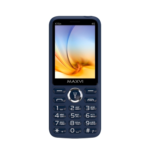 Мобильный телефон Maxvi K15n 4G синий