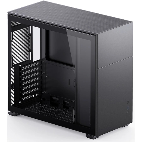 Компьютерный корпус без блока питания JONSBO D41 STD Black ATX без БП, боковая панель из закаленного стекла, mini-ITX, micro-ATX, ATX, черный