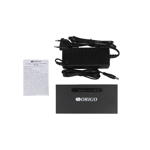 Коммутатор неуправляемый PoE ORIGO OS1206P/60W/A1A 4x100Base-TX PoE+, 2x100Base-TX, PoE-бюджет 60 Вт, корпус металл