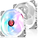 Вентилятор для корпуса Case Cooler Raijintek AGERAS 12 ARGb-1 (120x120x25мм, 4-pin PWM, 67.38CFM, 33dBA, 2200RPM, белый)