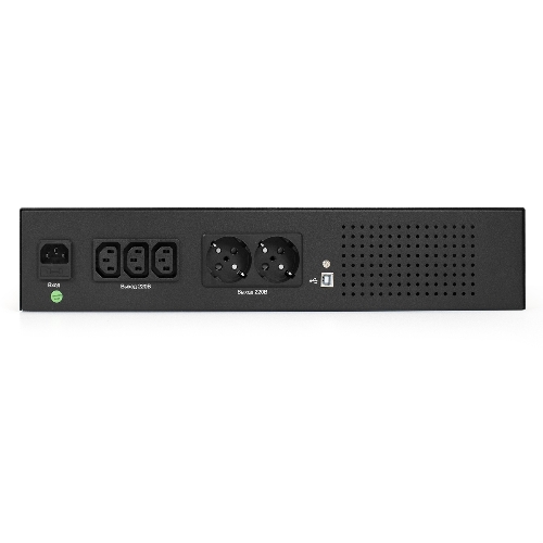 Источник бесперебойного питания ExeGate ServerRM UNL-800.LCD.AVR.2SH.3C13.USB.2U 800VA/480W, Color LCD, AVR, 2*Schuko+3*C13, USB, 2U, установка в стойку, черный