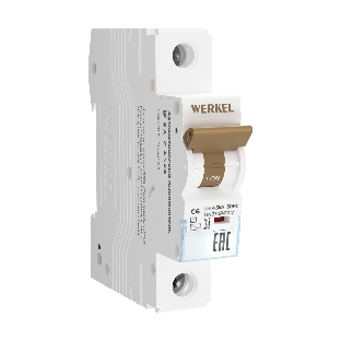 Автоматический выключатель Werkel 1P 6 A C 4,5 kА W901P064