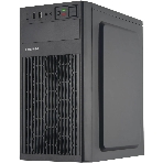 Компьютерный корпус Digma DCC-MN302 черный без БП mATX 1x80мм 2x120мм 1xUSB2.0 1xUSB3.0 audio