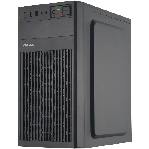 Компьютерный корпус Digma DCC-MN302 черный без БП mATX 1x80мм 2x120мм 1xUSB2.0 1xUSB3.0 audio