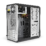 Компьютерный корпус Minitower ExeGate EX284033RUS BA-204U-350W-8 (mATX, БП AA350 с вент. 8см, 2хUSB+2хUSB 3.0, аудио, черный)