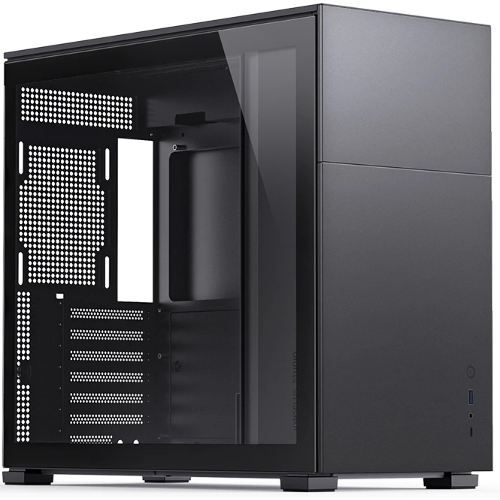 Компьютерный корпус без блока питания JONSBO D41 STD Black ATX без БП, боковая панель из закаленного стекла, mini-ITX, micro-ATX, ATX, черный