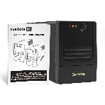 Источник бесперебойного питания ExeGate Power NB-800.LED.AVR.2SH (800VA/480W, LED, AVR, 2*Schuko, батарея 12V 9Ah, Black)