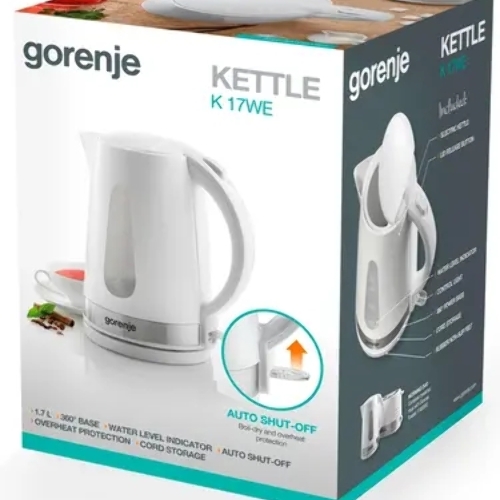 Чайник электрический Gorenje K17WE белый
