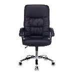Кресло Бюрократ T-9908AXSN-AB черный, кожа