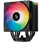 Кулер для процессора DEEPCOOL AG500 BK ARGb V2 черный 120мм алюминий+медь 1900rpm 29.4db 40pin 240W 160мм