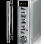 Микроволновая печь BBK 20MWS-721T/BS-M серебристый, 20 л, 700 Вт, переключатели - кнопки, поворотный механизм