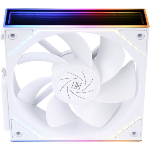 Кулер для корпуса Thermalright TL-M12QRW Reverse (124x120x25mm, 4-pin PWM, ARGB, 47.6CFM, 23.2dBA, 1500RPM, White)