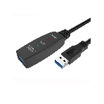 Кабель-адаптер USB3.0-repeater, удлинительный активный Am-->Af 15м QUST/qust