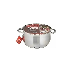 Кастрюля WEBBER BE-355/2 6,5 л, 24 см, из нержавеющей стали со стеклянной крышкой