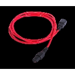 Шнур питания с фиксатором REM IEC 60320 C13/IEC 60320 C14, 10 А/250 В (3 * 1,0), длина 1,8 м, красный R-10-Cord-C13-C14-1.8-Red
