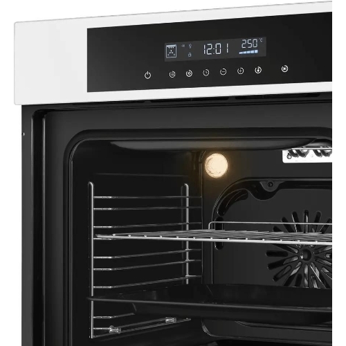 Шкаф духовой электрический Maunfeld AEOD60103W, 60л, дверца с 3 стеклами, белый