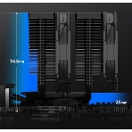 Устройство охлаждения(кулер) ID-Cooling Frozn A720 черный 140мм алюминий+медь 2000rpm 33.5db 4-pin 300W 163мм