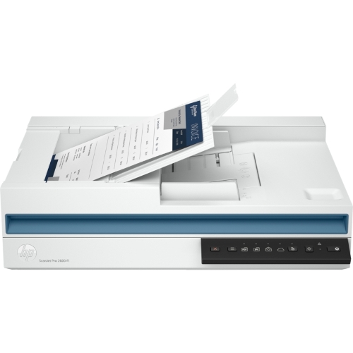 Сканер планшетный HP Scanjet Pro 2600 f1, A4, CIS, 600x600dpi, ДАПД 60 листов, ч/б 25 стр. или 50 изобр. в минуту (300dpi),цв. 25 стр/мин/50 изобр/мин, 48 бит, 24 бит, USB 2.0 (20G05A)