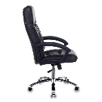Кресло Бюрократ T-9908AXSN-AB черный, кожа