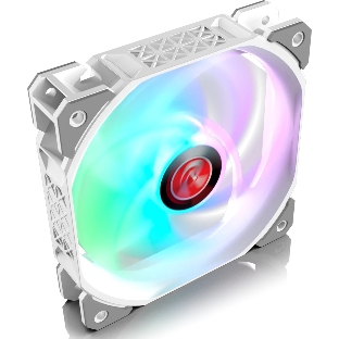 Вентилятор для корпуса Case Cooler Raijintek AGERAS 12 ARGb-1 (120x120x25мм, 4-pin PWM, 67.38CFM, 33dBA, 2200RPM, белый)