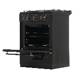 Плита газовая Gefest ПГ 6100-02 0187 черный, конфорок 4 шт, духовка 52 л, 60 см x 85 см x 60 см