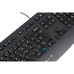 Клавиатура проводная Logitech Keyboard K280E (920-005215) USB черный