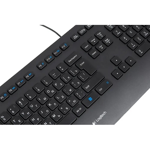 Клавиатура проводная Logitech Keyboard K280E (920-005215) USB черный