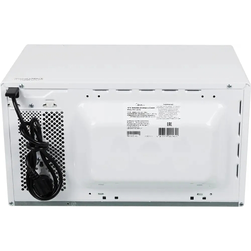 Микроволновая печь Midea MM720CKE белый, 20 л, 700 Вт, переключатели - поворотный механизм