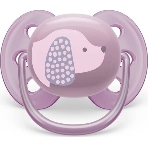 Пустышка Philips Avent ultra soft, собачка, 6-18 мес., 1 шт.