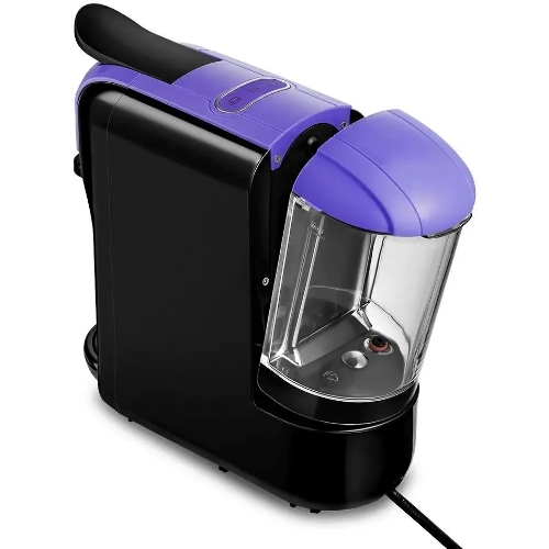 Кофемашина Kitfort КТ-7105-1 1450Вт черный/фиолетовый