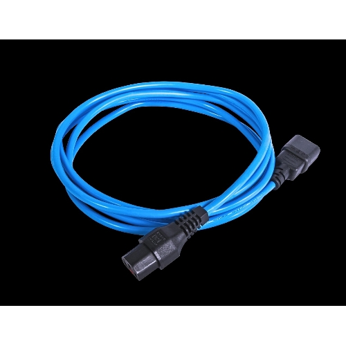 Шнур питания с фиксатором REM IEC 60320 C13/IEC 60320 C14, 10 А/250 В (3 * 1,0), 3 м, синий R-10-Cord-C13-C14-3-Blue