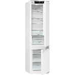 Встраиваемый холодильник Gorenje NRKI519141 белый двухкамерный 207/68 л морозилка снизу, No Frost